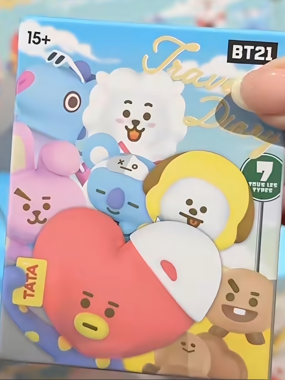 Miniso xBT21 TRAVEL Diary Blimdbox - BT21 Character Collectible (Multicolor)